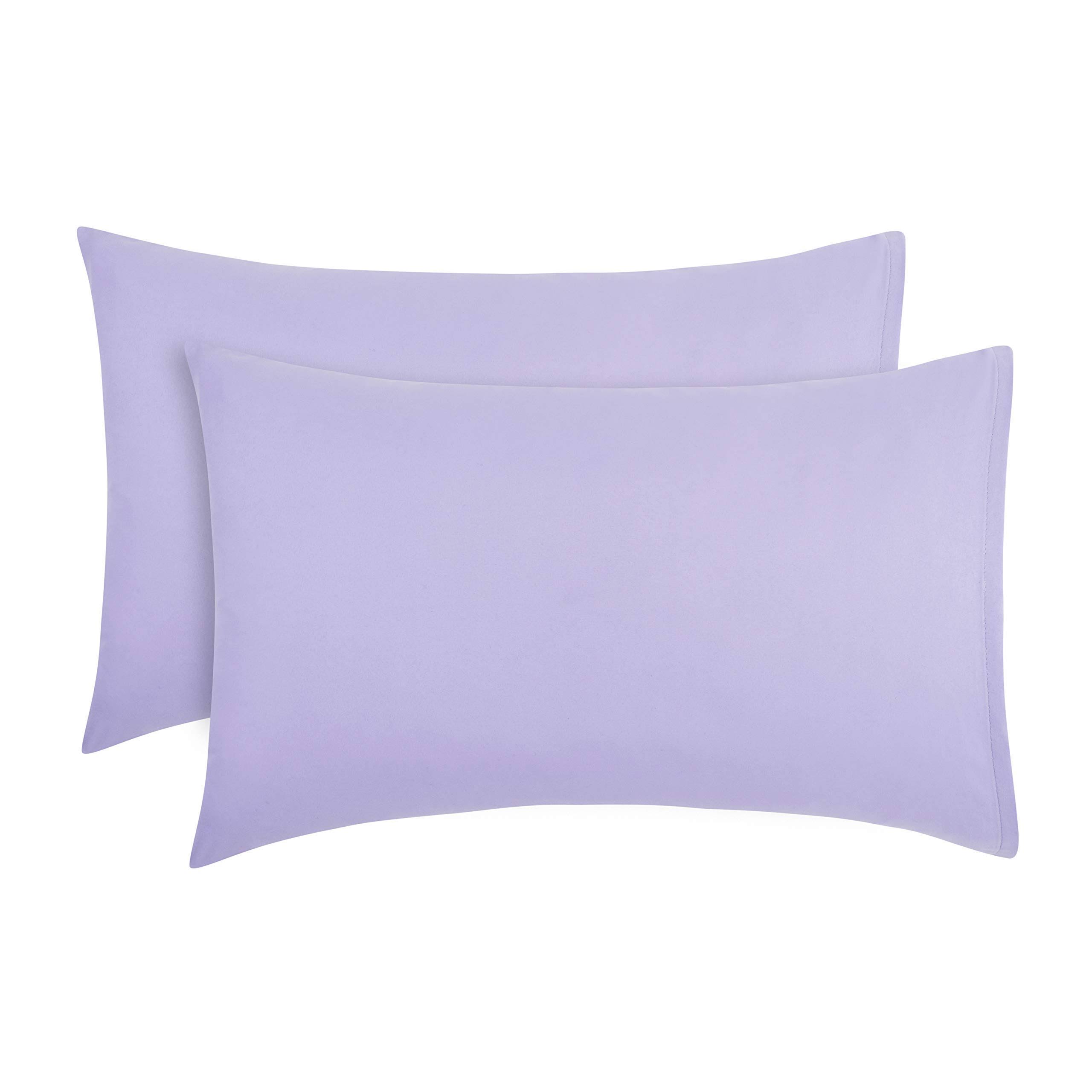 c3c32cf52e637f9046342bf12ef53e9ebd3e786a653e403bcbb3406764a0cf34.jpg Everyday Kids 2-Pack Toddler Travel Pillowcases - Solid Purple - Image 1