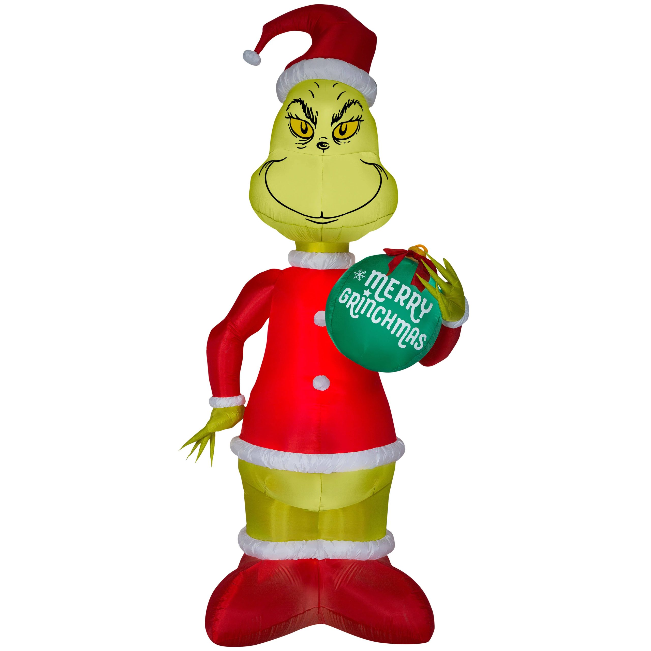 Gemmy Airblown-Grinch with Ornament-Giant-Dr. Seuss