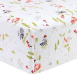 Trend Lab Deluxe Flannel Fitted Crib Sheet - Winter Woods
