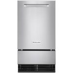 KitchenAid 18" Stainless Steel with PrintShield Finish Automatic Ice Maker
