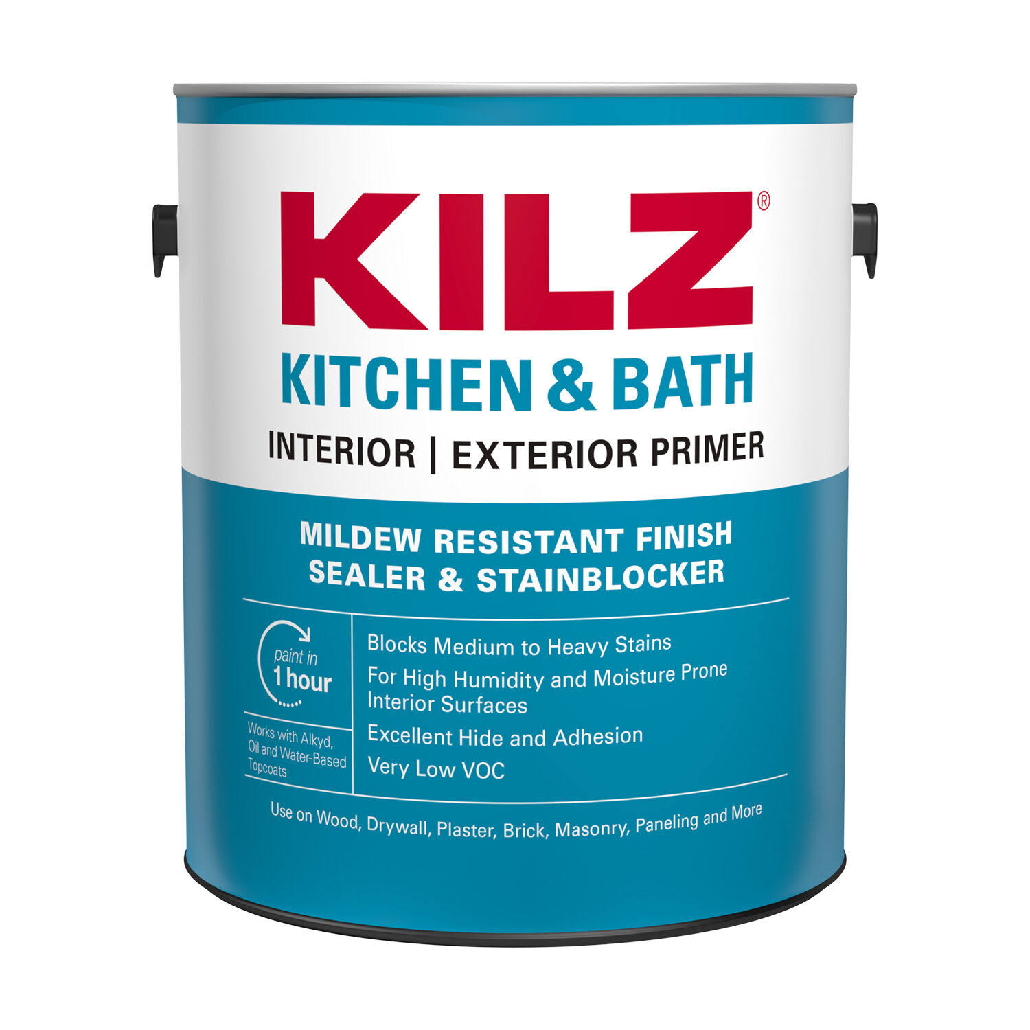 c44e89bc0a9cb1d4cdeb0c38ce7575a204bfb4aee22b69589d9f098aebcf160e.jpg Kilz Interior Kitchen & Bath Primer, Sealer & Stainblocker - Image 1