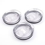 20oz Skinny Tumbler Replacement Lids 3 Pack,2.75in Cup Mouth Compatible with Yeti Rambler and More Tumbler Cups,Spill Proof Splash Resistant