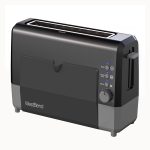 West Bend 77224 QuikServe Slide Through Wide-Slot Toaster with Cool