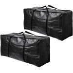 BAG-THAT! 2 Pack XXL Moving Bags, Jumbo Extra Large Heavy Duty Stronger Handles Wrap Around Storage Bags Moving Totes Storage Totes Zippered