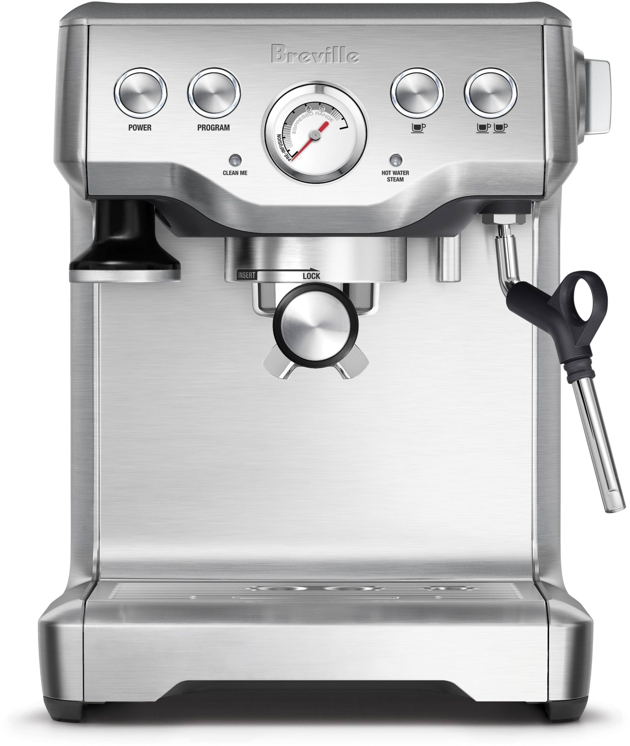 c4b5cc2064ab8cafba9ed8a0d062bcad3e776a8bab4eab230e44e76cfe964d43.jpg Breville The Infuser Espresso Machine - Stainless Steel - Image 1