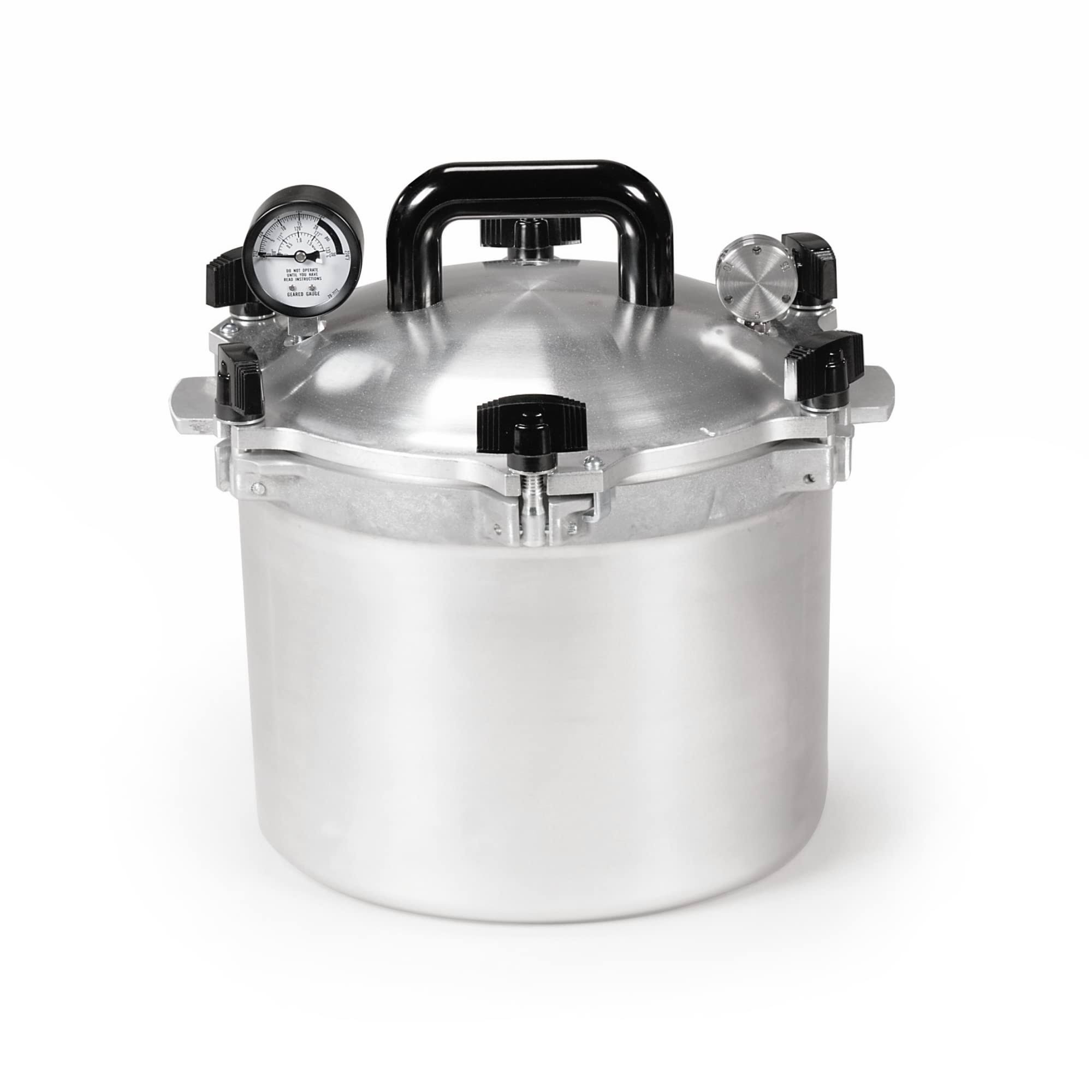 c4ccf334bdbb2d6e63b5c186bac66873afa80b3916d88e904254d5476b1bb9d5.jpg All American Canner Pressure Cooker - 10.5 Qt. - Image 1