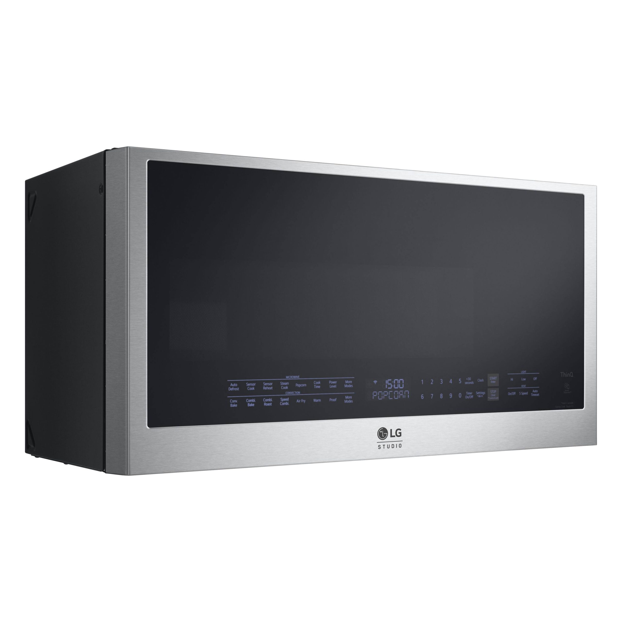 c4d598ea2bfc88b89bef49bb3ec9a3c2ddebcbcbcb428c956ea08900dd5e18da.jpg LG - Studio 1.7 Cu. ft. Convection Over-The-Range Microwave with Air Fry - Stainless Steel - Image 1