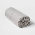 Room Essentials 12 lb Weighted 50" x 70" Gray Blanket | Target