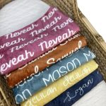 Girls Love A Monogram Personalized Custom Name Baby Blankets for Girls with Name - Baby Name Blanket - Personalized Baby Gift (MASTER Collection)