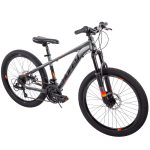 24 Scout Boys' Hardtail 21-Speed Mountain Bike with Disc Brakes