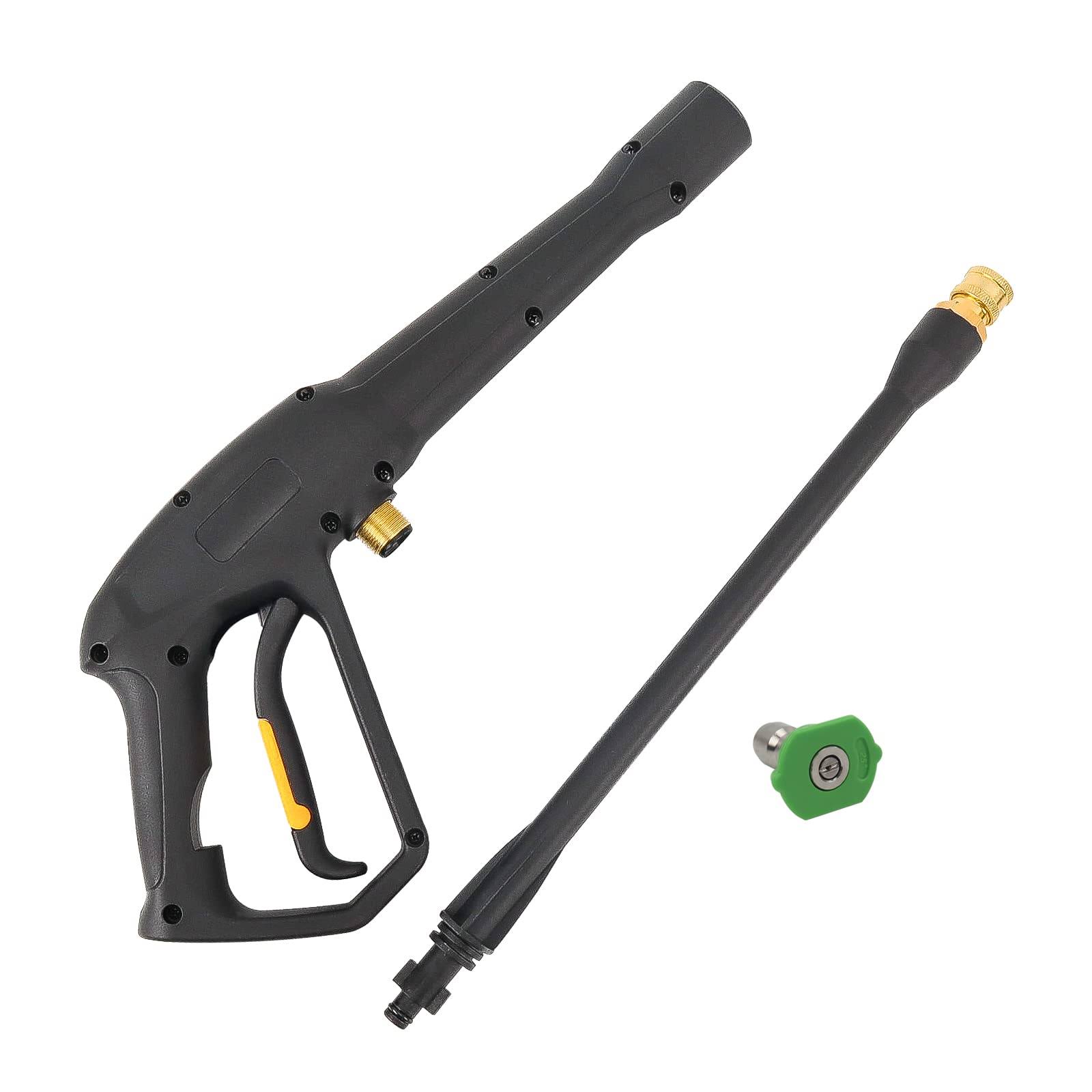 c5795b643153c4d7bda9298089b1e633492be1dbb71f58b5554fdc086492fb00.jpg Bear Force High Pressure Water Spray Gun Wand Jet Nozzle Tips, Power Washer Water Gun Compatible with Some of Greenworks Karcher Ryobi Homelite - Image 1