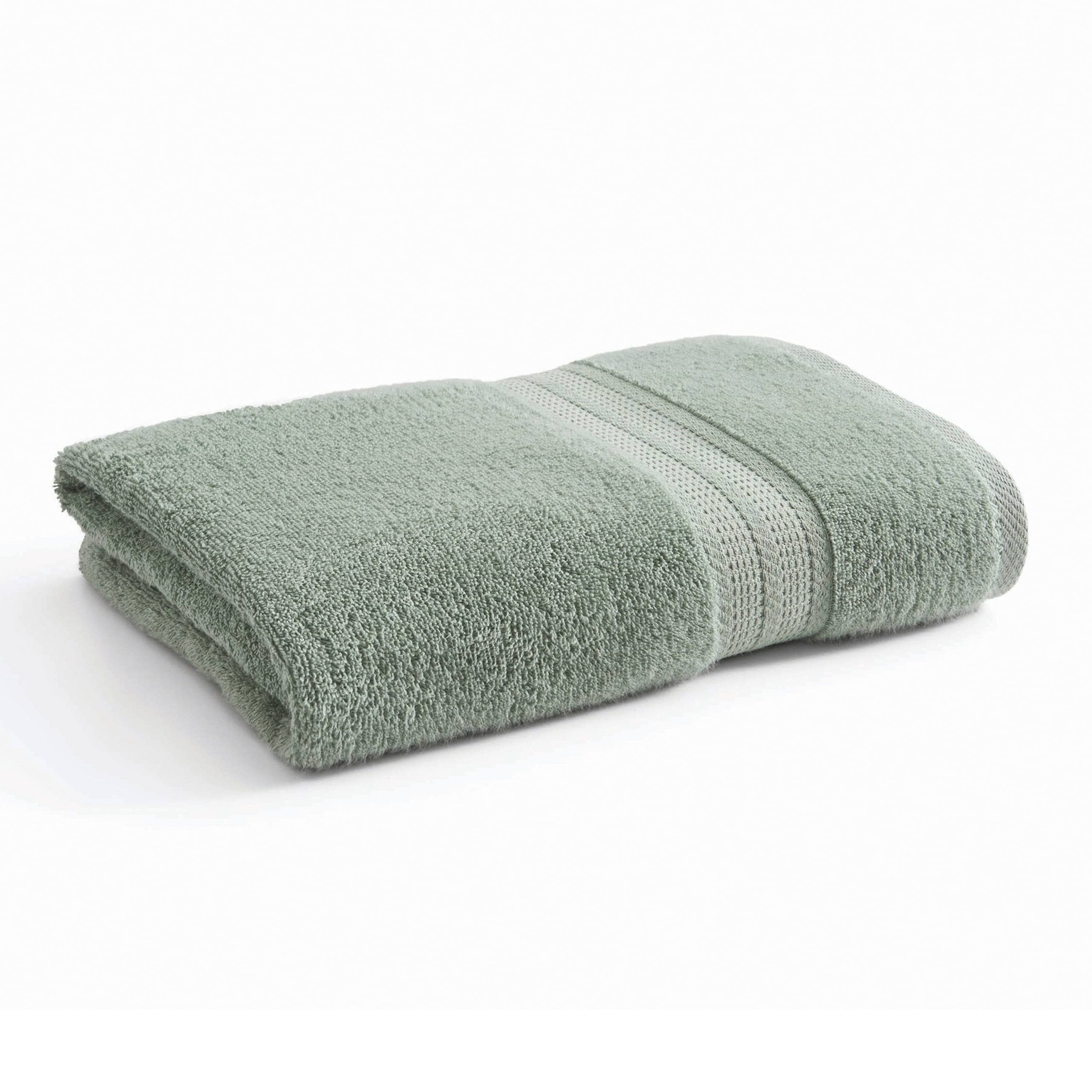 c57f63eb9786e51258829caa41c302fe05983fdd429c836e44b33cecfc00b0a7.jpg Better Homes & Gardens American Made Bath Collection - Single Bath Towel, Solid Green - Image 1