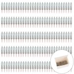 Blue_Stone Christmas Replacement Mini Light Bulbs 2.5 V 0.17 A Clear Glass Bulbs for Christmas Trees Incandescent Lights