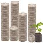 Legigo 100 Pcs 30mm Seed Starter Peat Pellets Pods for Seedlings- Compressed Seed Starting Pellets Seed Starter Pods Plugs Soil Peat Pods for