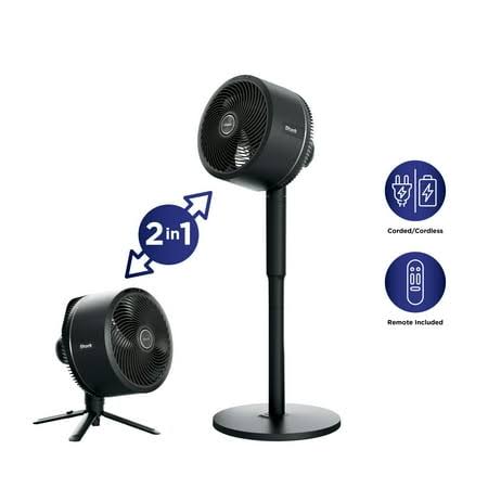 c5a23b2733a8d9b24b60da9449445f0917c86d0e4622d11b1df8fef4d7b0c73f.jpg Shark FlexBreeze High Velocity Cordless Corded Outdoor Indoor Fan Pedestal 37" to Tabletop 16" FA200 - Image 1
