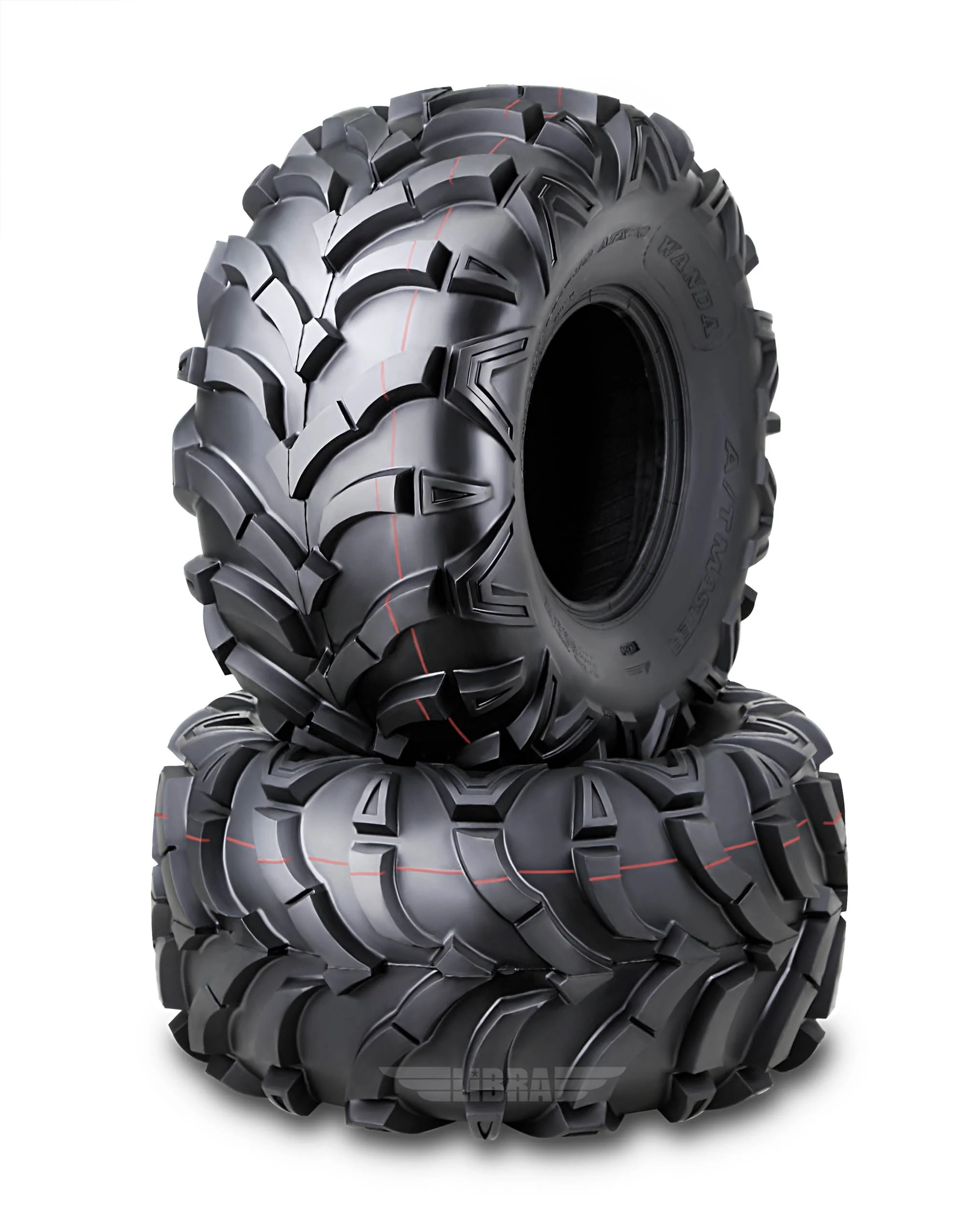 c5addc23eb27b417e2b948ae3ccd9da98278f2ffebb29fa58df9eeb1160fa889.webp Wanda ATV/UTV Tires 25x12 - 10 25x12x10 /6PR P341 - 10161, Set 2 - Image 1