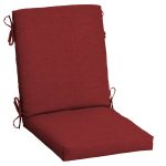 Arden Selections 44" x 20" Leala Texture Outdoor High Back Dining Chair Cushion Ruby