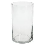 Crisa by Libbey Glass Floral Cylinder 6 in.