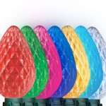 GE Color Effects 8-Marker Color Changing Light Bulb Christmas Pathway Markers 73062LO