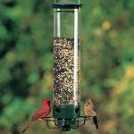 Squirrel-Proof Bird Feeder,Spinning Squirrel Proof Bird Feeders for Outside Hanging,with Weight Activated Rotating Perch