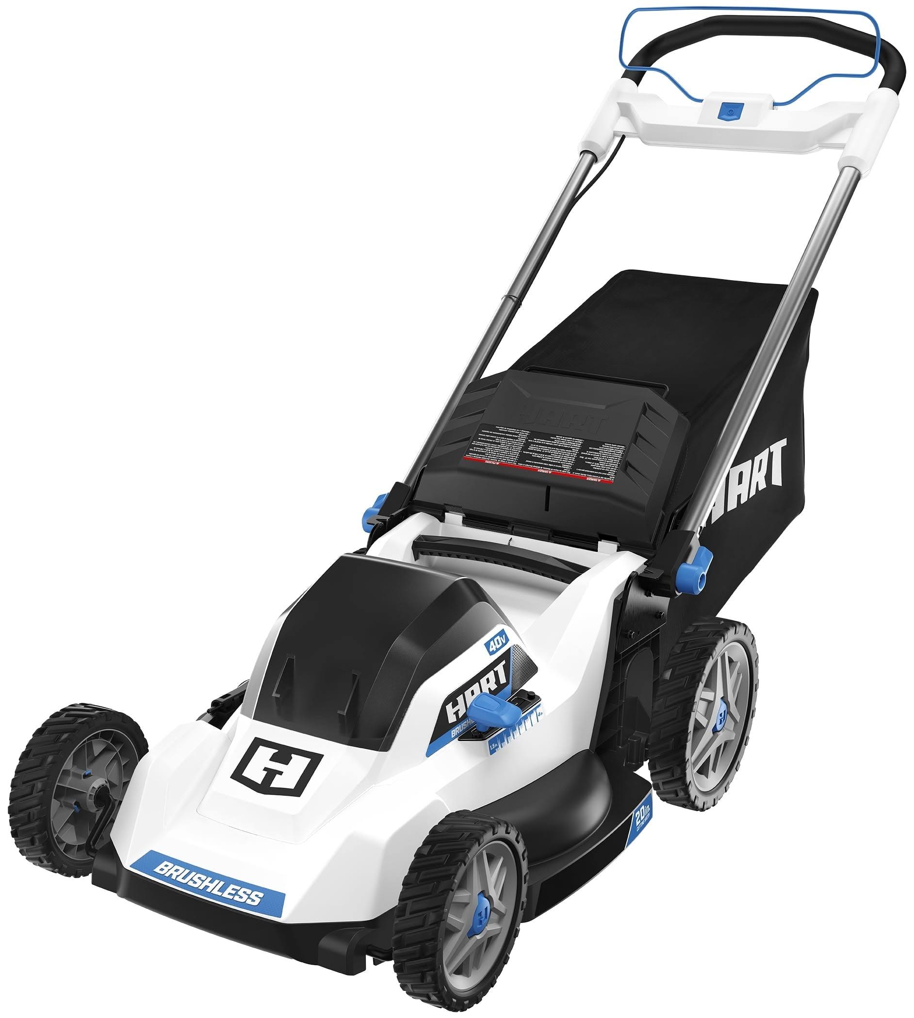 Hart 40-Volt Cordless 20-inch Push Mower (1) 6.0 Ah Lithium Ion Battery