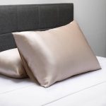 Fishers Finery 25mm 100% Pure Mulberry Silk Pillowcase, Good Housekeeping Winner (Taupe, Queen)