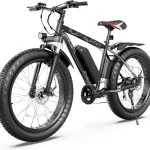 Gocio 26" 4.0 Fat Tire Electric Bike for Adults, 500W Adults E Bike, 48V 13ah Removable Li - Ion Battery, Professional 7 - Speed, Electric Mountain Bicycle Beach Bike Snow Bike Ebike for Men