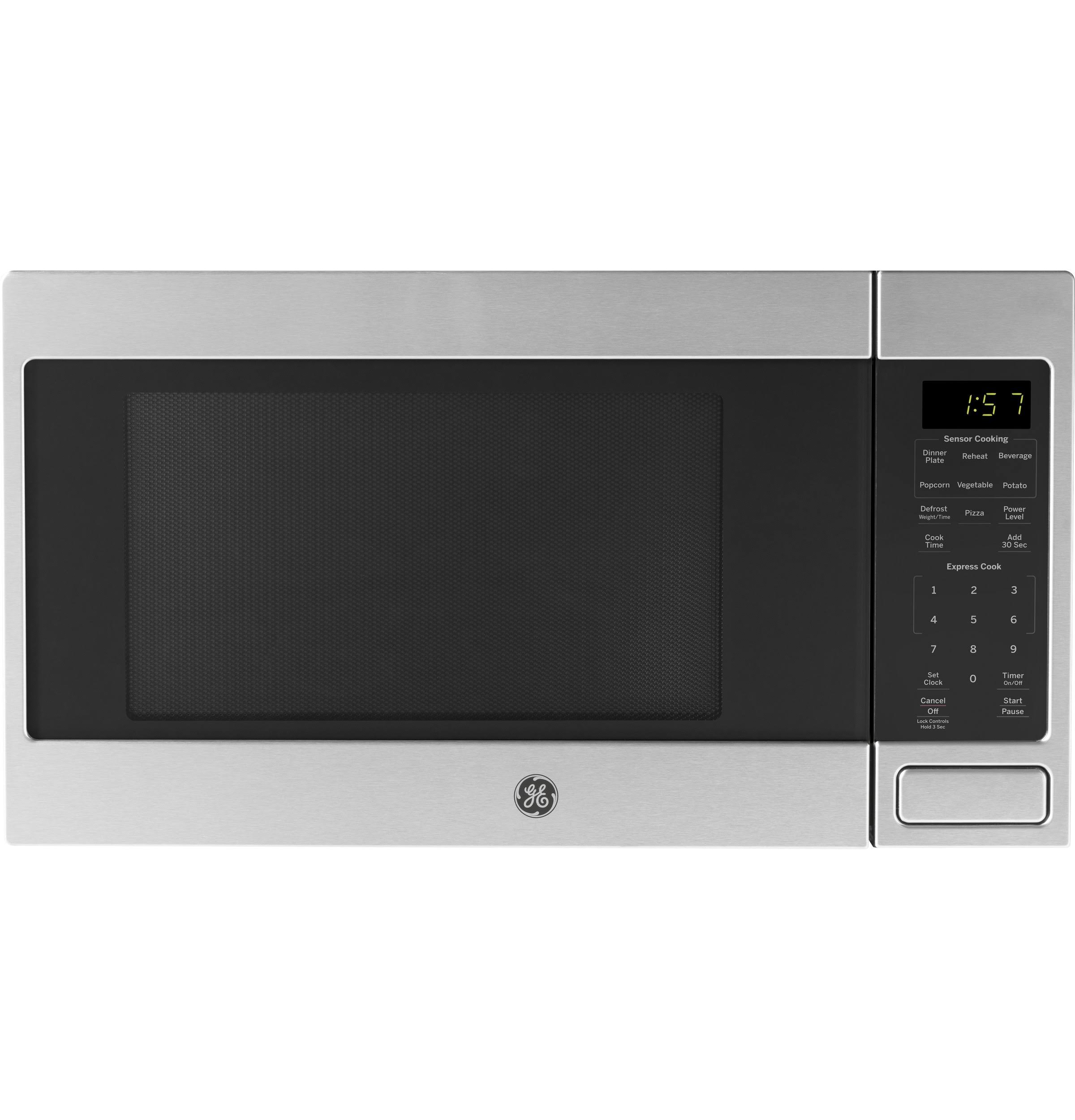c687f074339fd5f63b86727c790d0ea399c2e818e63915f2bb6f1ecb5b5aa918.jpg GE - 1.6 Cu. ft. Microwave with Sensor Cooking - Stainless Steel - Image 1
