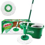 Libman Tornado Spin Mop System Plus 1 Refill Head | Mop and Bucket with Wringer Set | Libman Mop for Floor Cleaning | Hardwood Floor Mop | 2 Total Mop