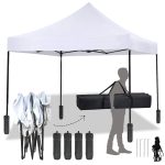 Pop Up Canopy 10x10 Pop Up Canopy Tent Party Tent EZ Up Canopy Sun Shade Wedding Instant Folding Protable Better Air Circulation Outdoor Gazebo with