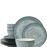 Noritake Colorkraft Essence Collection 12-Piece Dinnerware Set - Onyx