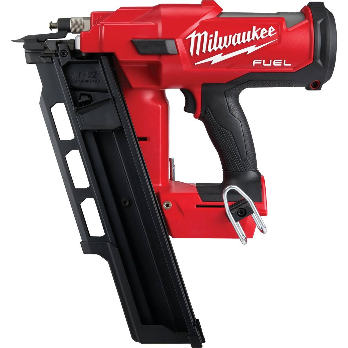c6adde071c2ef155cd542fcff3263c6718e6316e76818174ac250462fd132cf8.jpg Milwaukee 2744-20 M18 Fuel 21 Degree Framing Nailer - Image 1