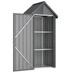 AECOJOY Vertical Outdoor Storage Cabinet with 2 Removeable Shelves