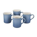 Le Creuset Stoneware Mugs, Set of 4 | Chambray