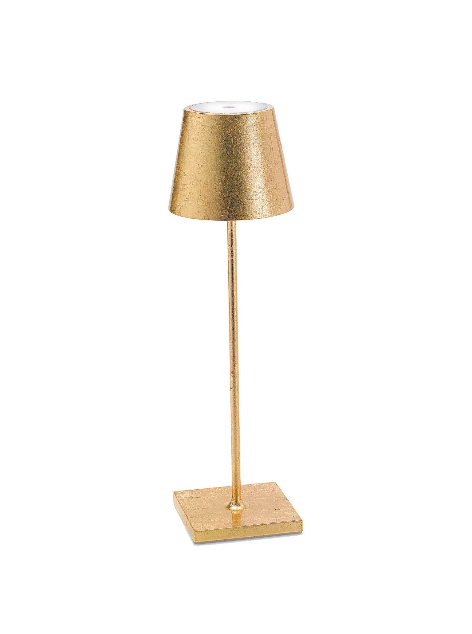 c74221797e4f1f5e5373a472962871f2a77be091bf31f93eed32e161559af9c9.jpg Zafferano Poldina Pro Table Lamp Gold Leaf - Image 1