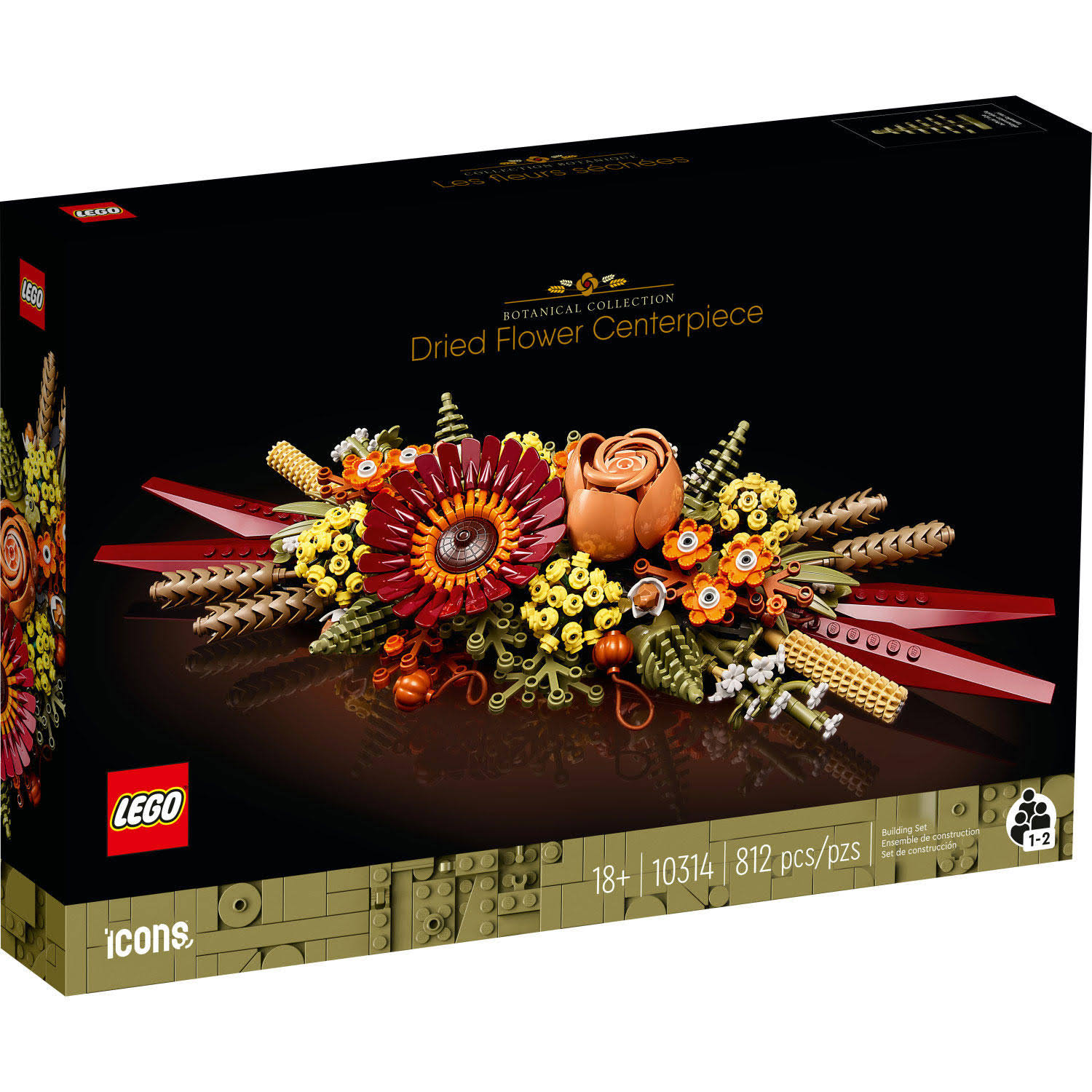 c7568c1242d160f7b7ece24e2be1cc438b1f15744545342c92458a4c47a78424.jpg Lego 10314 Icons Dried Flower Centerpiece - Image 1