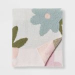 Knit Kids' Throw Blanket Cream - Pillowfort