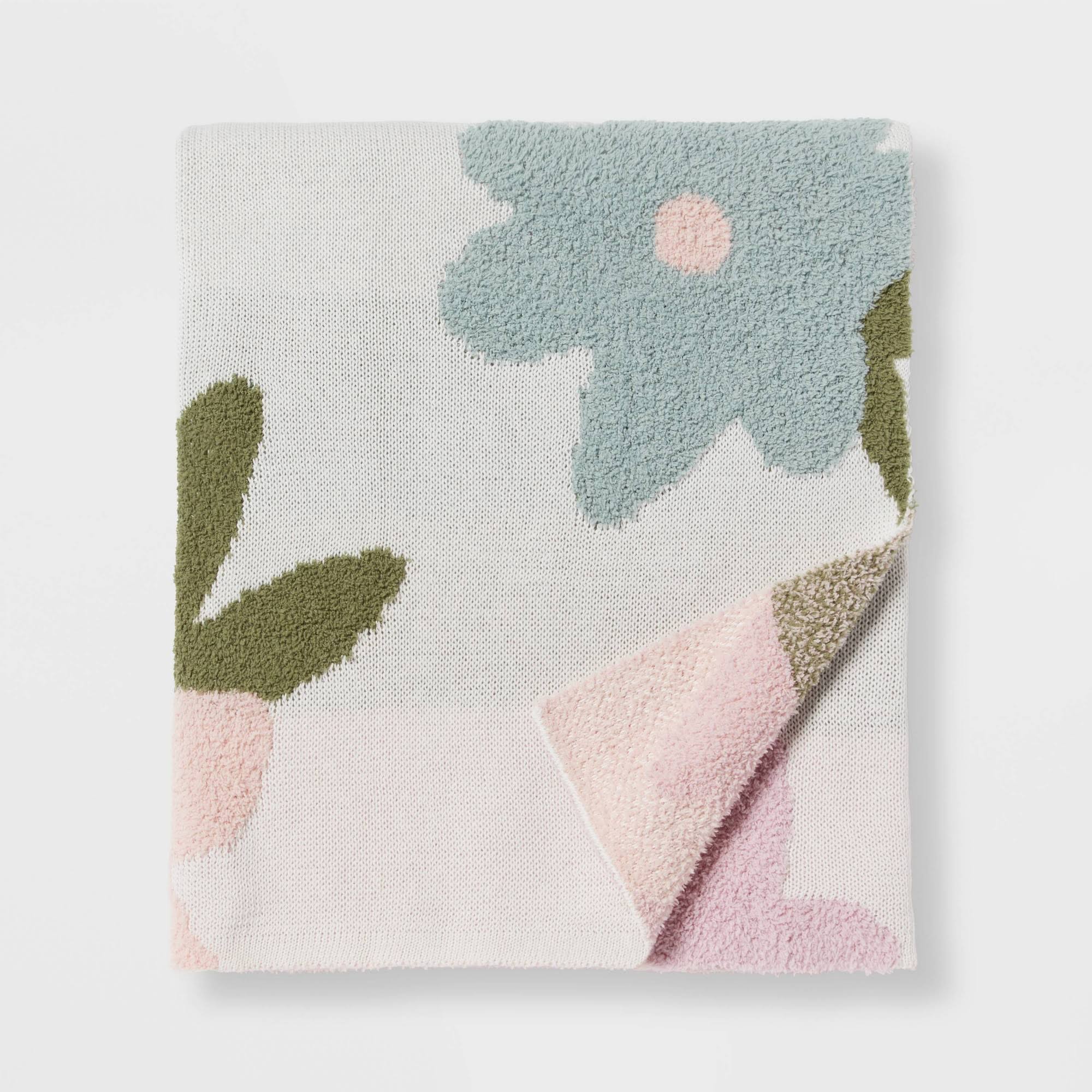 c760d7fba7f189a7361cfe5bc76cca8aa87f0908493cd1fc6eaf8d0671451d3c.jpg Knit Kids' Throw Blanket Cream - Pillowfort - Image 1