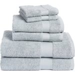 Boll & Branch Plush 6-Piece Organic Cotton Bath Towel Set in Shore