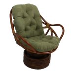 Bay Isle Home Lounge Chair CUSHION; Solid Twill - Sage (Green)