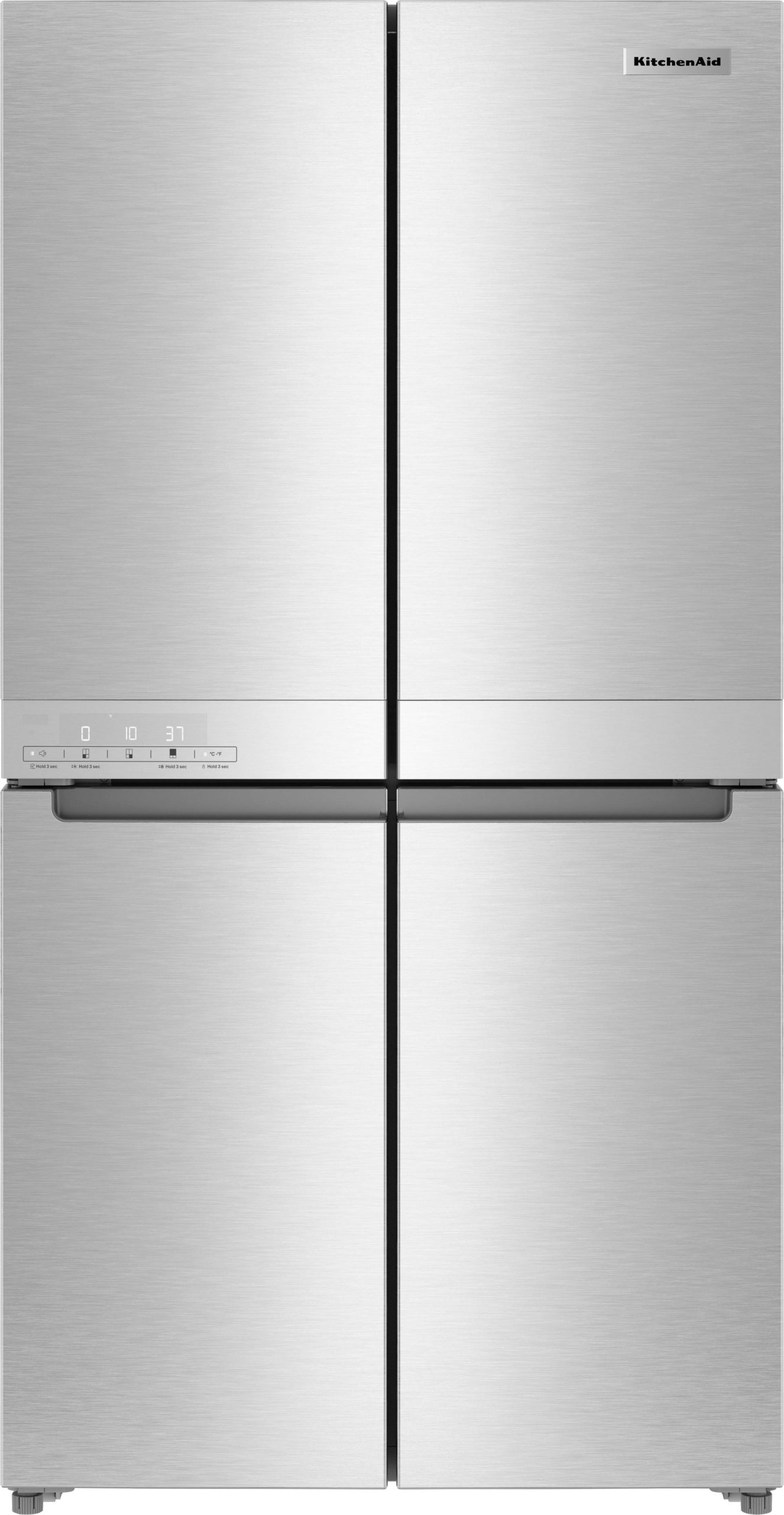 c7873647dc51bd6b848501e4c18628508bc92d97f476b7873a3b881776dc6508.jpg KitchenAid 19.4 Cu. ft. 36-Inch Wide Counter-Depth 4-Door Refrigerator - Image 1