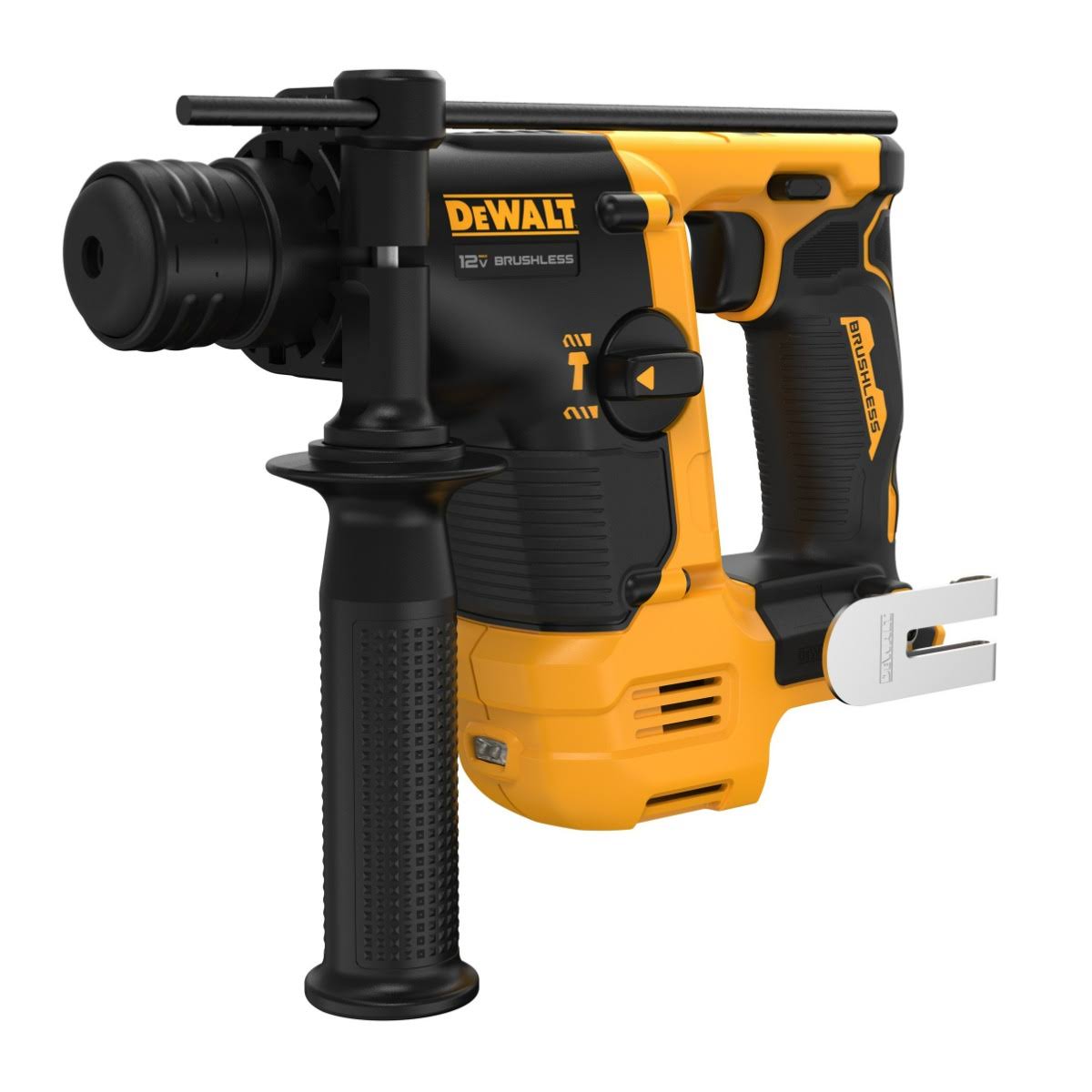c7dd5b14db9ba88b141323e6e0cb99620b79088e48035cb55755d05af0b87c83.jpg DeWalt DCH072B Xtreme 12V Max Brushless 9/16 -In. SDS Plus Rotary Hammer, Tool Only - Image 1