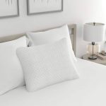 Cooling Memory Foam Standard Size Pillow with Removable Bamboo Cover