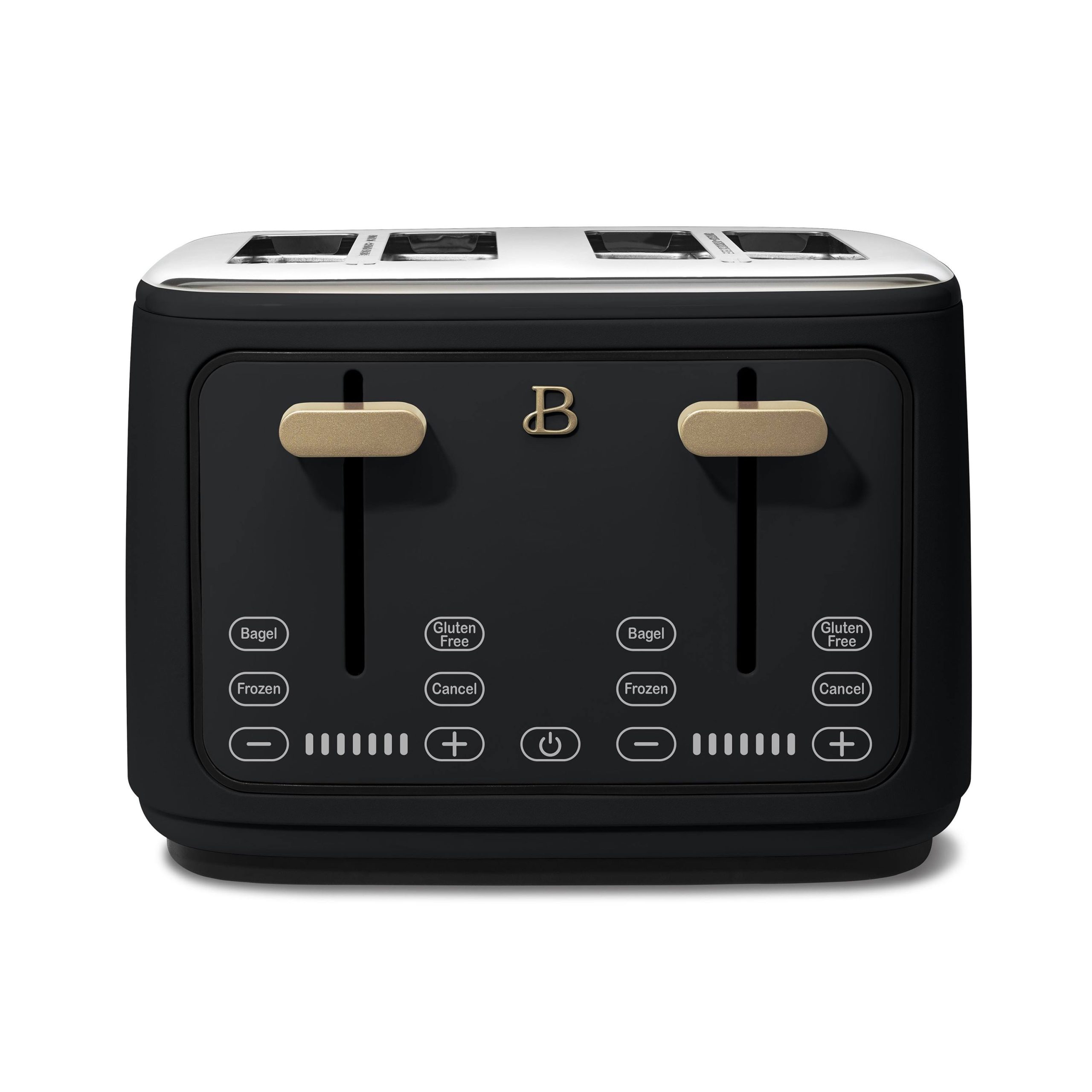 c8543da2b43dcb2b98637b4400dbef6c1b2fc4c80e6fa1f15bb52d9c05e54a7a.jpg Beautiful 4 Slice Toaster, Black Sesame by Drew Barrymore - Image 1