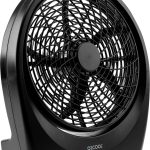 O2cool Fan 10 inch Battery or Electric Operated Indoor/Outdoor Portable Fan with AC Adapter Tilts 90 Degrees