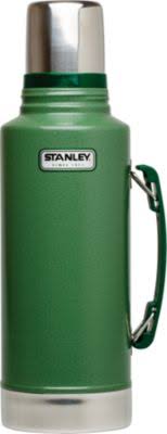c8ad68f33536dc22b4a749cdeda8aec6dcbc2607ea268fdb3d637a4023d6b2e5.jpg Stanley Classic Vacuum Bottle, Green, 2 quart - Image 1