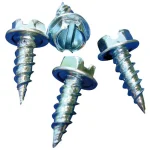 ScrooScoop #8 x 1/2 in White Zip Screws (Self-Drilling) – 1,000/Box
