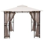 MASTERCANOPY 10' x 10' Mosquito Netting Screen Walls for 10'x 10' Gazebo