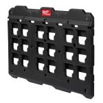 Milwaukee PACKOUT Large Wall Plate 20 in. H x 30.75 in. W Slat Wall Panel in Black (4-Pack)
