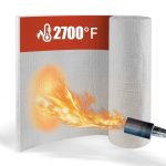 Ceramic Fiber Insulation Blanket (31.1"x24"x1") Fireproof Insulation Kaowool for Dishwasher, Forge, Fireplace,Kilns, Stoves, Furnace 1500C/2700F